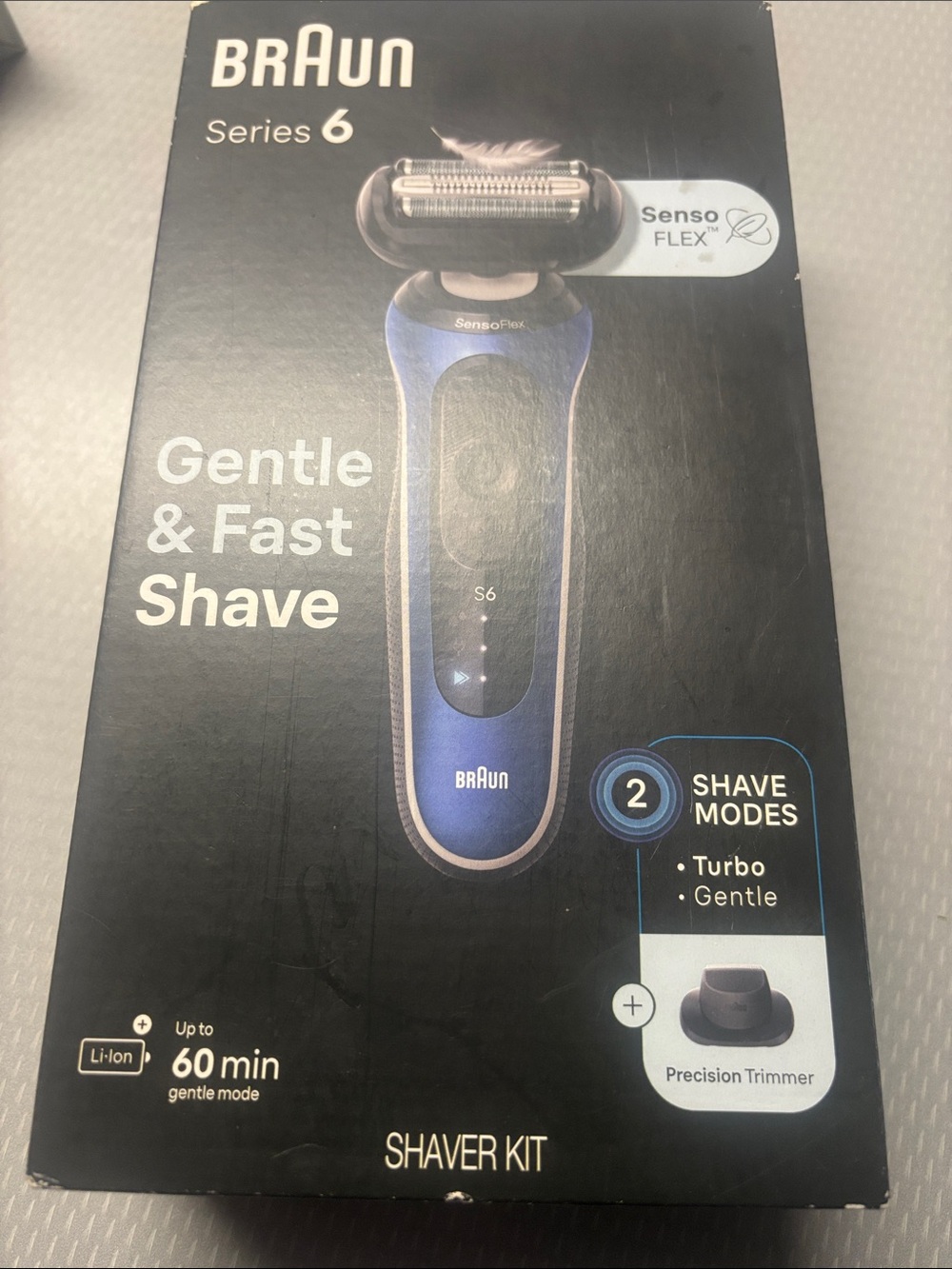 Braun Series 6, Gentle & Fast Shaver - Blue